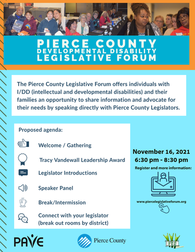 Pierce Legislative Forum Printable Flyer