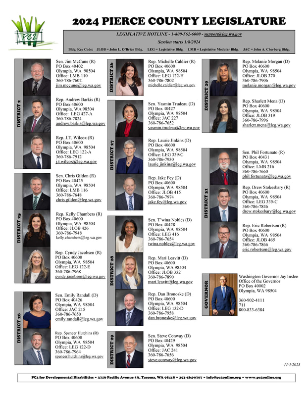 Picture of each legislator from pierce county